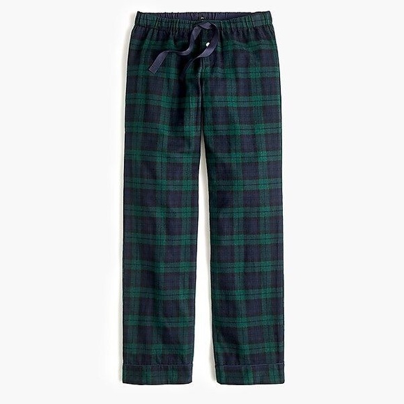 J. Crew Other - Sale! Pajama Pant in Flannel Black Watch Plaid